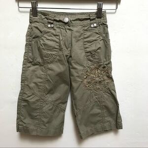 Kanz Cargo Pant size 4 Green Olive Nwot